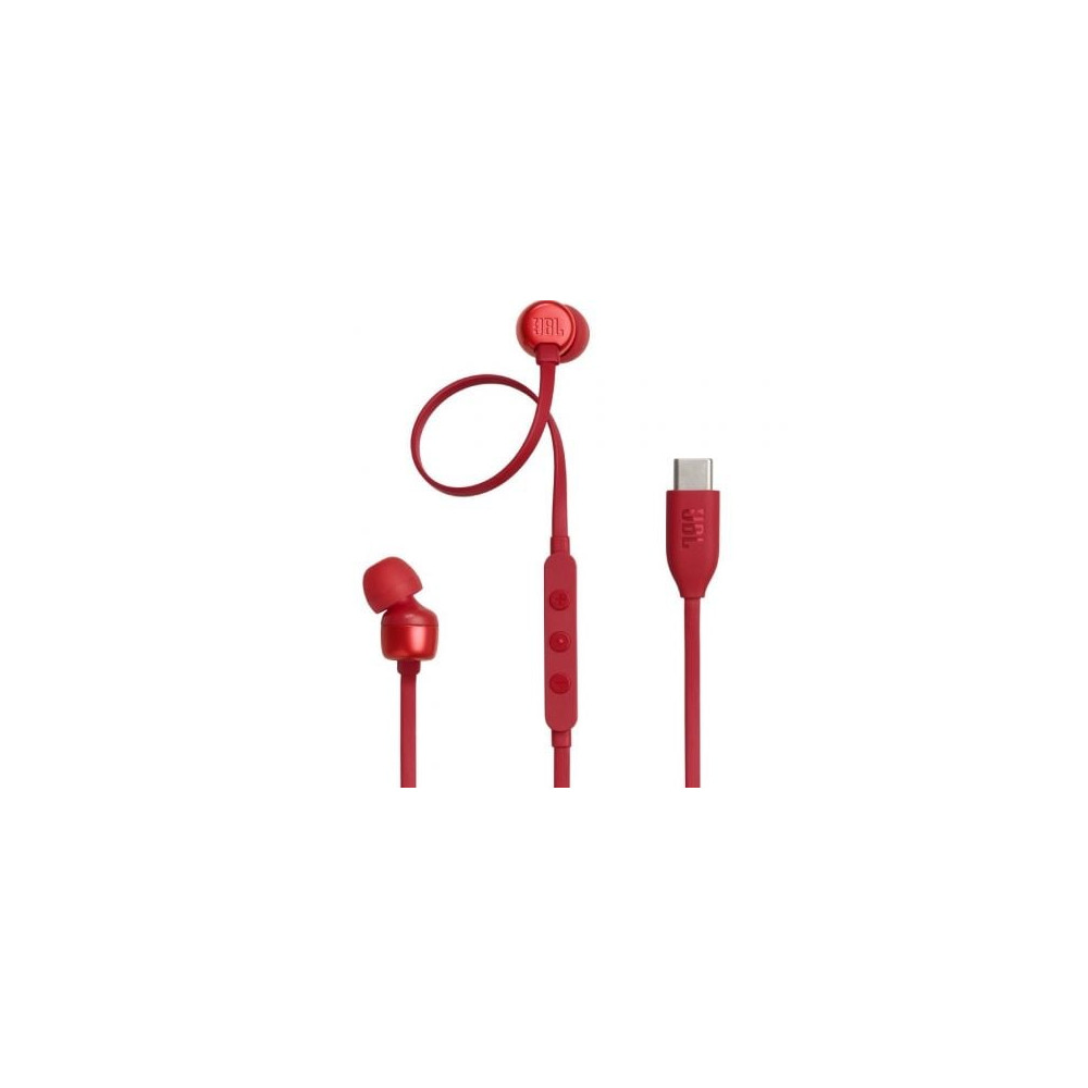 Auriculares Intrauditivos JBL Tune 310C/ con Micrófono/ Rojos | Auriculares