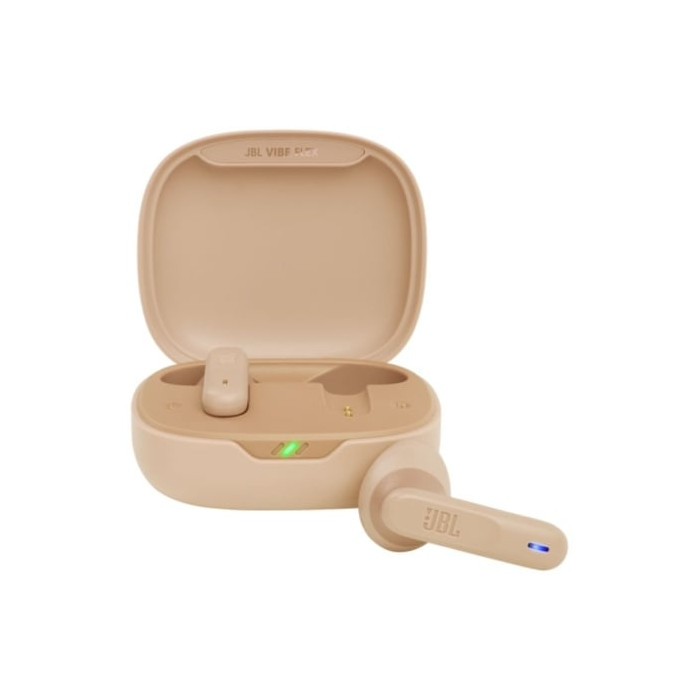 Auriculares Bluetooth JBL Vibe Flex con estuche de carga/ Autonomía 8h/ Beige | Bluetooth