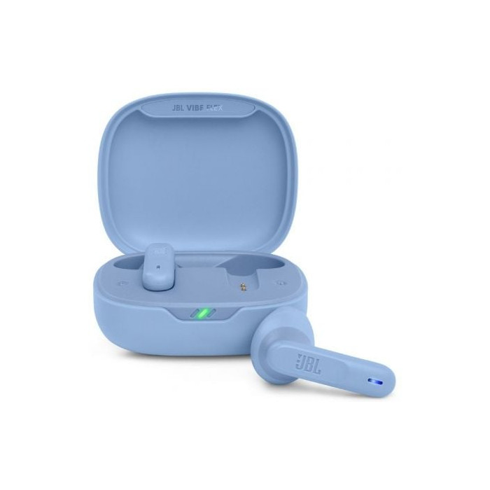 Auriculares Bluetooth JBL Vibe Flex con estuche de carga/ Autonomía 8h/ Azul | Bluetooth