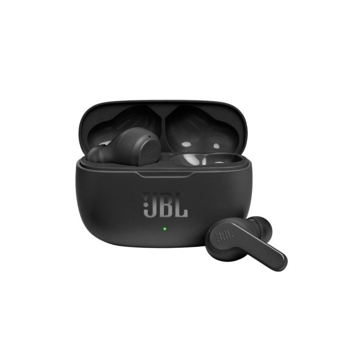 Auriculares Bluetooth JBL Wave 200TWS con estuche de carga/ Autonomía 5h/ Negros | Bluetooth