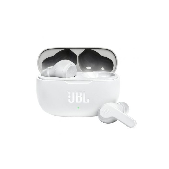 Auriculares Bluetooth JBL Wave 200TWS con estuche de carga/ Autonomía 5h/ Blancos | Bluetooth