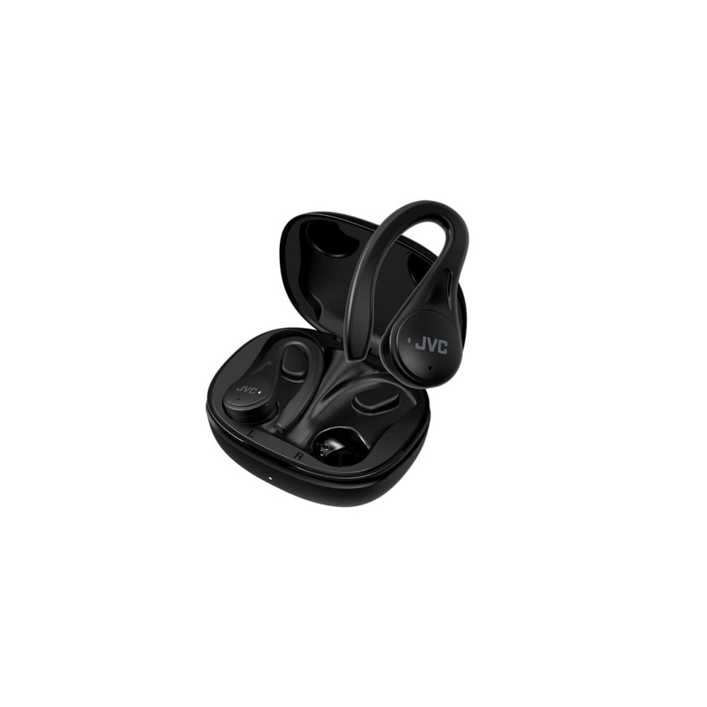Auriculares Bluetooth JVC HA-EC25T con estuche de carga/ Autonomía 7.5h/ Negros | Bluetooth
