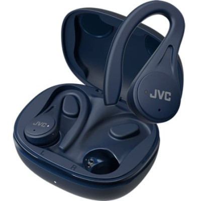 Auriculares Bluetooth JVC HA-EC25T con estuche de carga/ Autonomía 7.5h/ Azules | Bluetooth