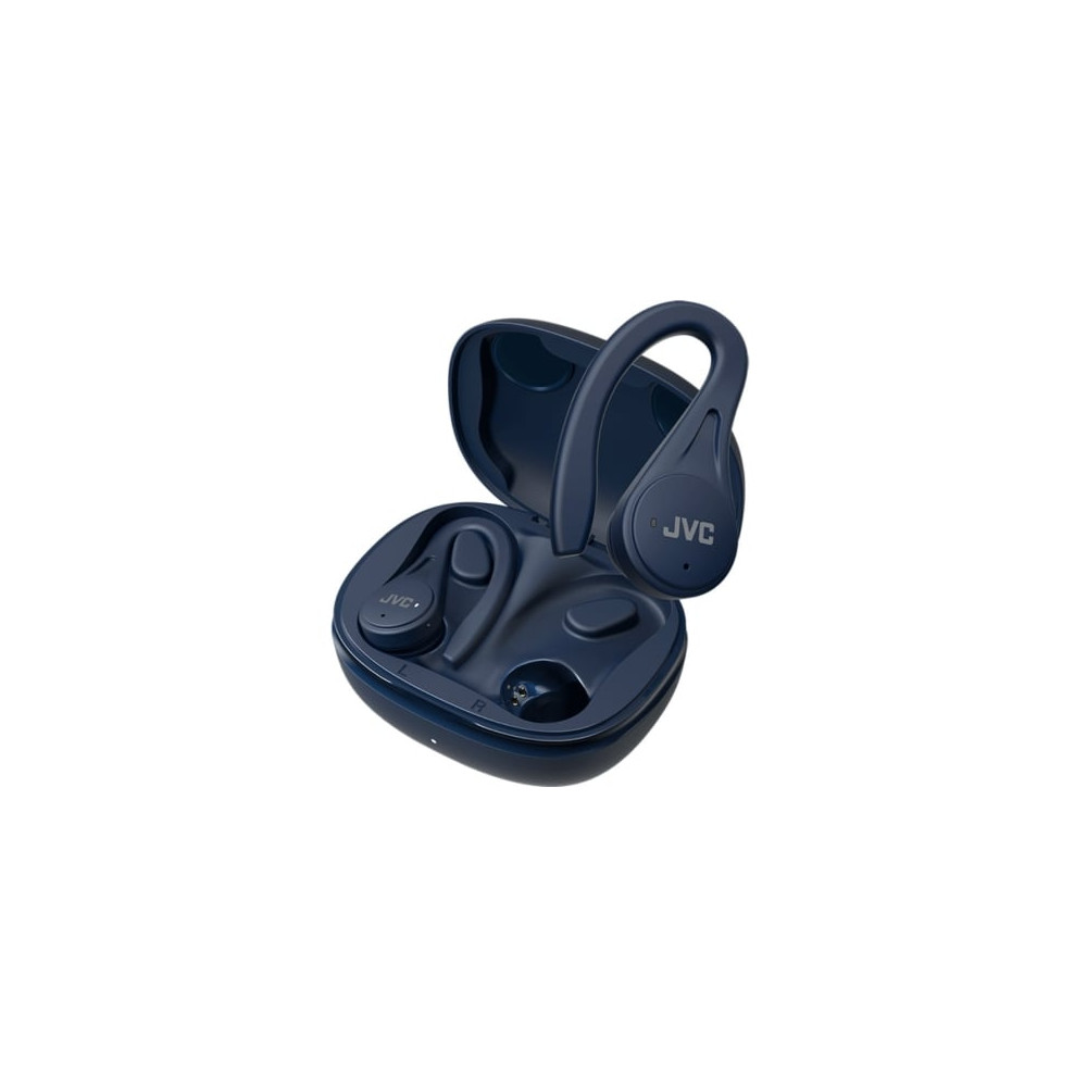 Auriculares Bluetooth JVC HA-EC25T con estuche de carga/ Autonomía 7.5h/ Azules | Bluetooth