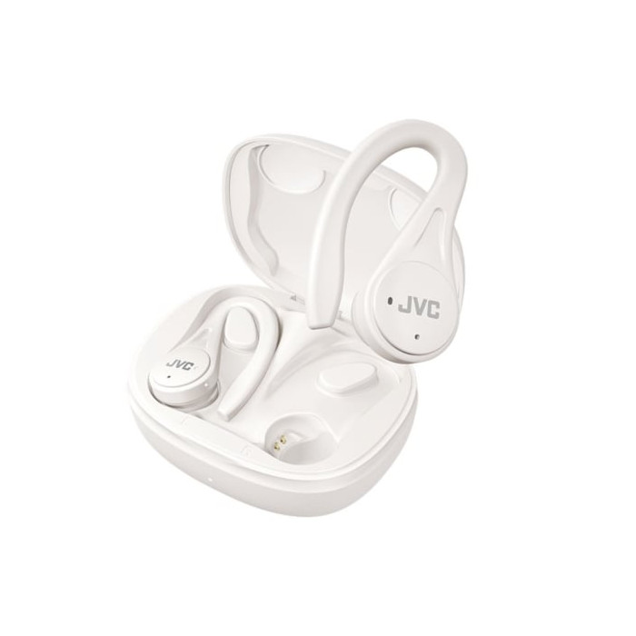 Auriculares Bluetooth JVC HA-EC25T con estuche de carga/ Autonomía 7.5h/ Blancos | Bluetooth