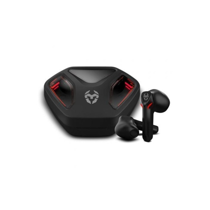 Auriculares Bluetooth Krom Kall con estuche de carga/ Autonomía 4h/ Negros | Bluetooth