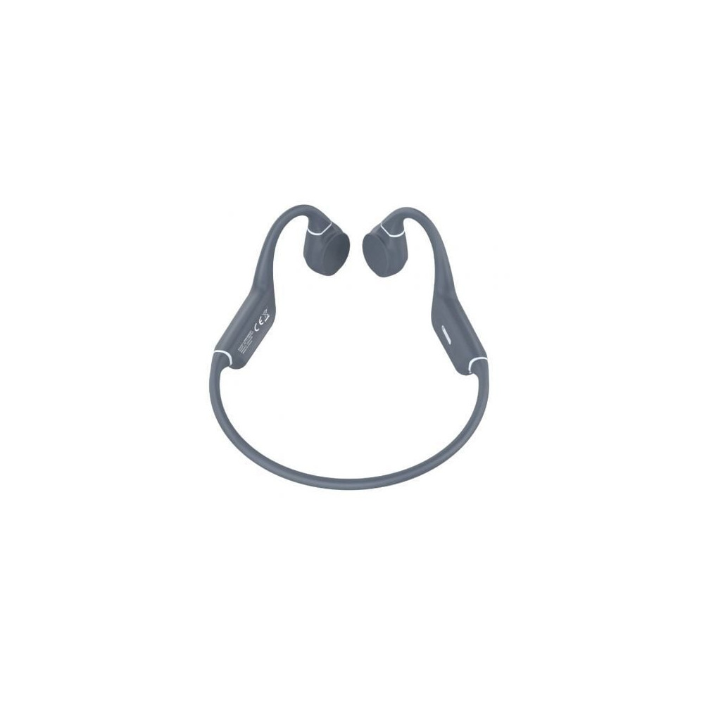 Auriculares Inalámbricos Deportivos de Conducción Ósea Leotec Osea Kuri/ con Micrófono/ Bluetooth/ Grises | Auriculares