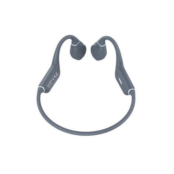 Auriculares Inalámbricos Deportivos de Conducción Ósea Leotec Osea Kuri/ con Micrófono/ Bluetooth/ Grises | Auriculares