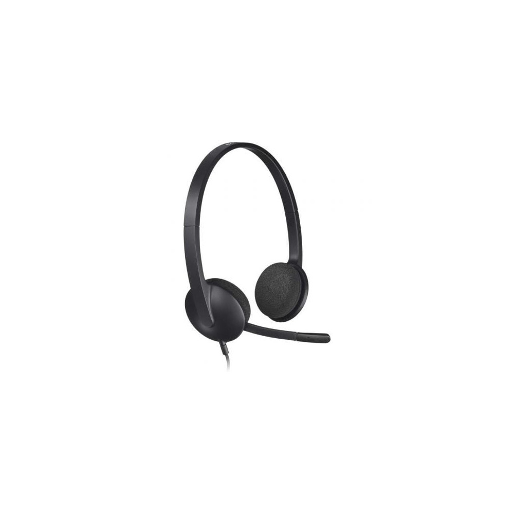 Auriculares Logitech H340/ con Micrófono/ USB/ Negros | Auriculares