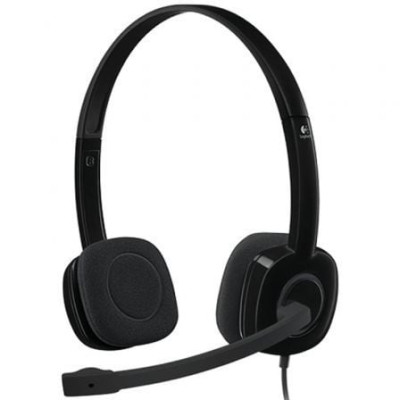Auriculares Logitech H151/ con Micrófono/ Jack 3.5/ Negros | Auriculares