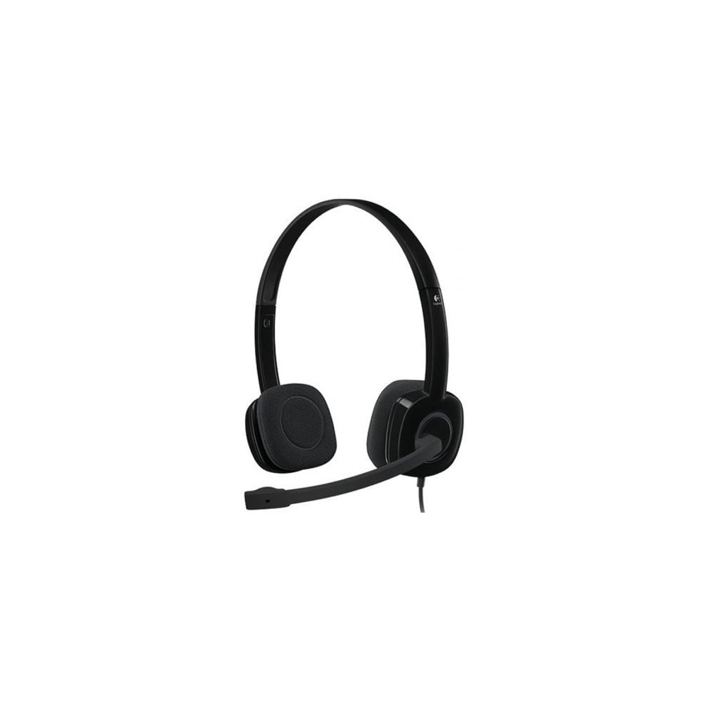 Auriculares Logitech H151/ con Micrófono/ Jack 3.5/ Negros | Auriculares