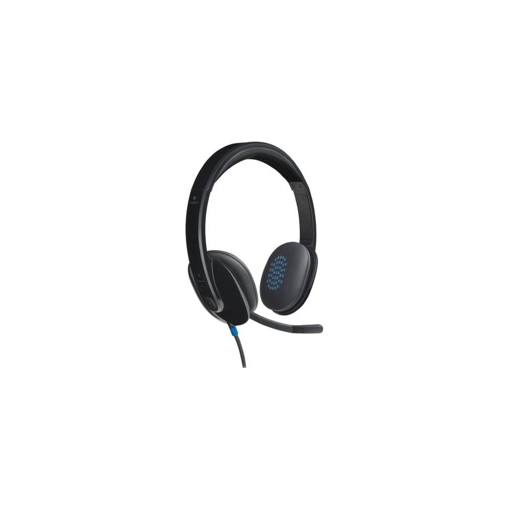 Auriculares Logitech H540/ con Micrófono/ USB/ Negros | Auriculares