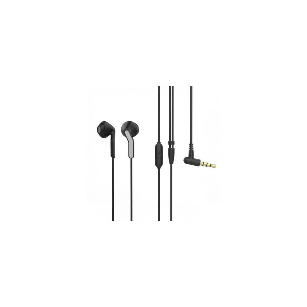 Auriculares Intrauditivos Muvit For Change MCHPH0001/ con Micrófono/ Jack 3.5/ Negros | Auriculares