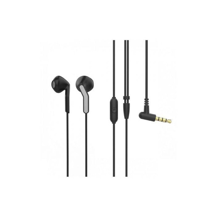 Auriculares Intrauditivos Muvit For Change MCHPH0001/ con Micrófono/ Jack 3.5/ Negros | Auriculares