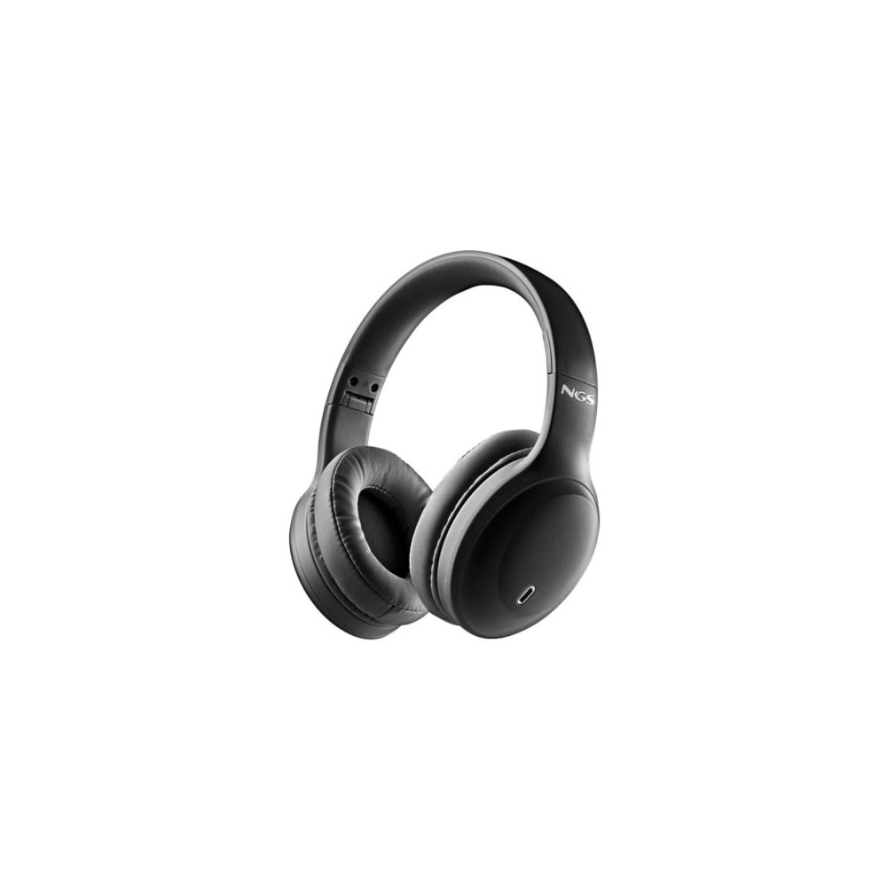 Auriculares Inalámbricos NGS Artica Glacier/ con Micrófono/ Bluetooth/ Negros | Auriculares