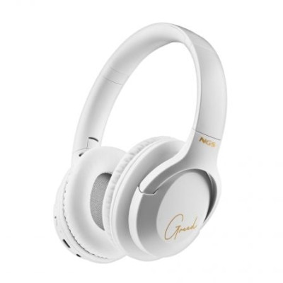 Auriculares Inalámbricos NGS Artica Greed/ con Micrófono/ Bluetooth/ Blancos | Auriculares