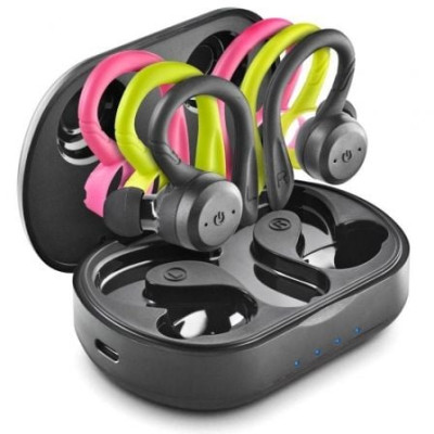 Auriculares Deportivos Bluetooth NGS Ártica Jogger con estuche de carga/ Autonomía 10h/ Negros | Bluetooth