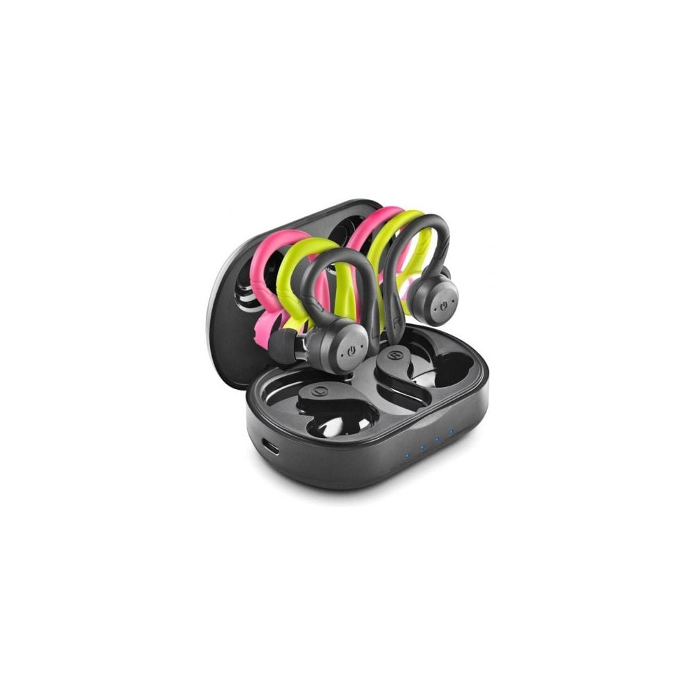 Auriculares Deportivos Bluetooth NGS Ártica Jogger con estuche de carga/ Autonomía 10h/ Negros | Bluetooth