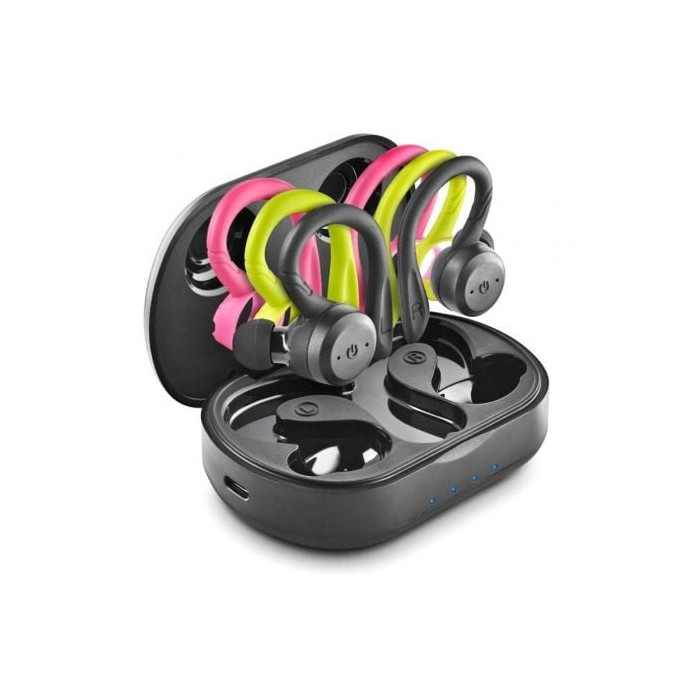 Auriculares Deportivos Bluetooth NGS Ártica Jogger con estuche de carga/ Autonomía 10h/ Negros | Bluetooth