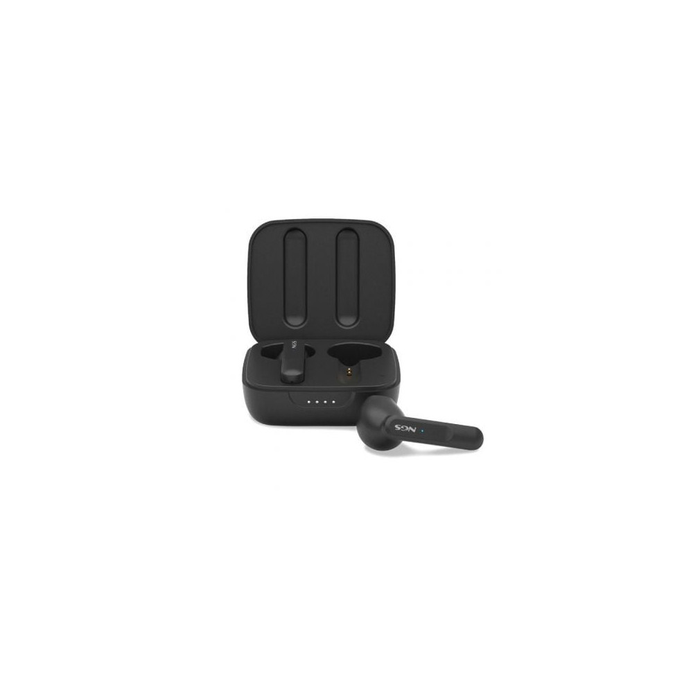 Auriculares Bluetooth NGS Ártica Move con estuche de carga/ Autonomía 7h/ Negros | Bluetooth
