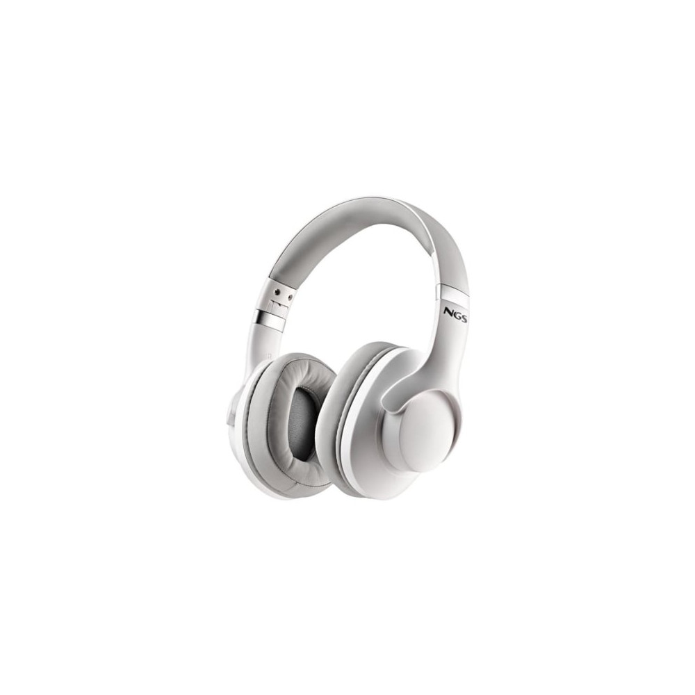 Auriculares Inalámbricos NGS Artica Storm/ con Micrófono/ Bluetooth/ Blancos | Auriculares