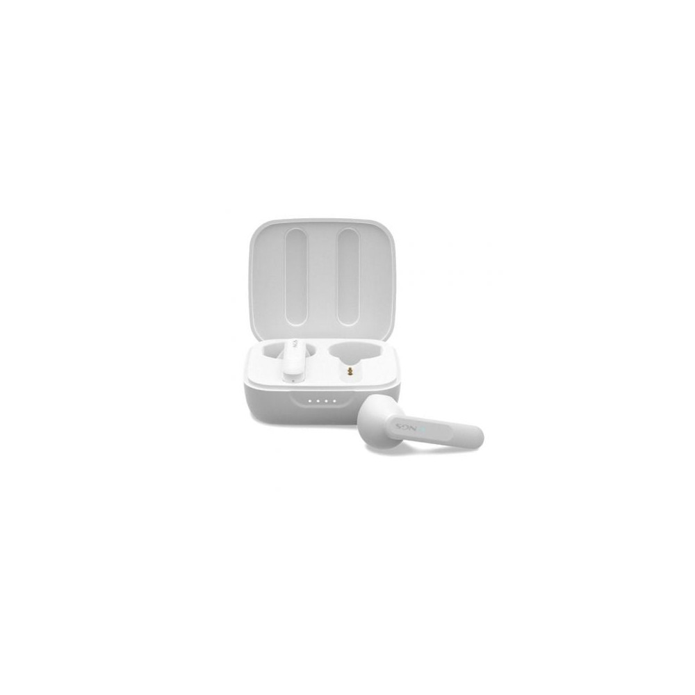 Auriculares Bluetooth NGS Ártica Move con estuche de carga/ Autonomía 7h/ Blancos | Bluetooth