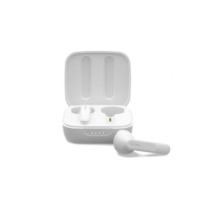 Auriculares Bluetooth NGS Ártica Move con estuche de carga/ Autonomía 7h/ Blancos | Bluetooth