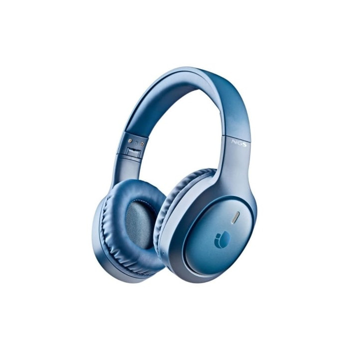 Auriculares Inalámbricos NGS Artica Tempest/ con Micrófono/ Bluetooth/ Azules | Auriculares