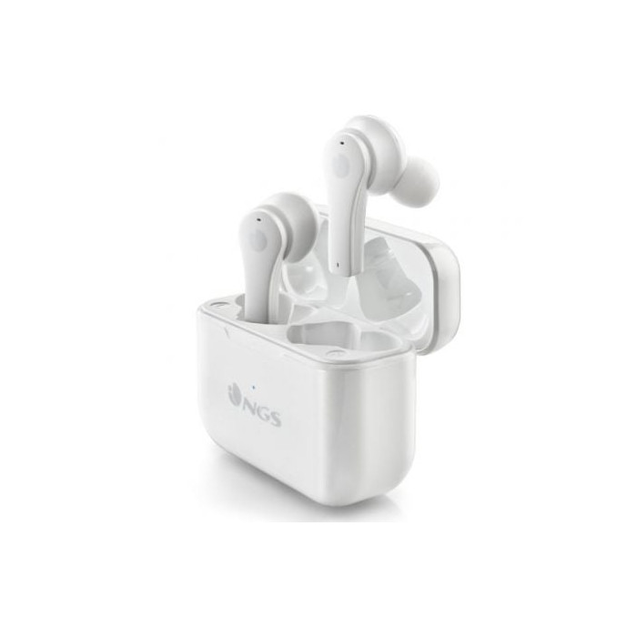 Auriculares Bluetooth NGS Ártica Bloom con estuche de carga/ Autonomía 6h/ Blancos | Bluetooth