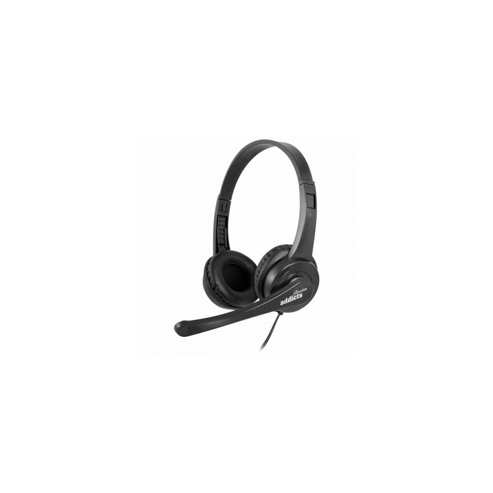 Auriculares NGS VOX505 USB/ con Micrófono/ USB/ Negros | Auriculares