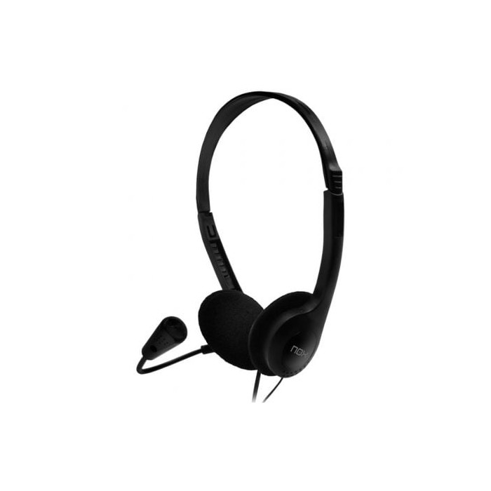Auriculares Nox Voice One/ con Micrófono/ Jack 3.5/ Negros | Auriculares