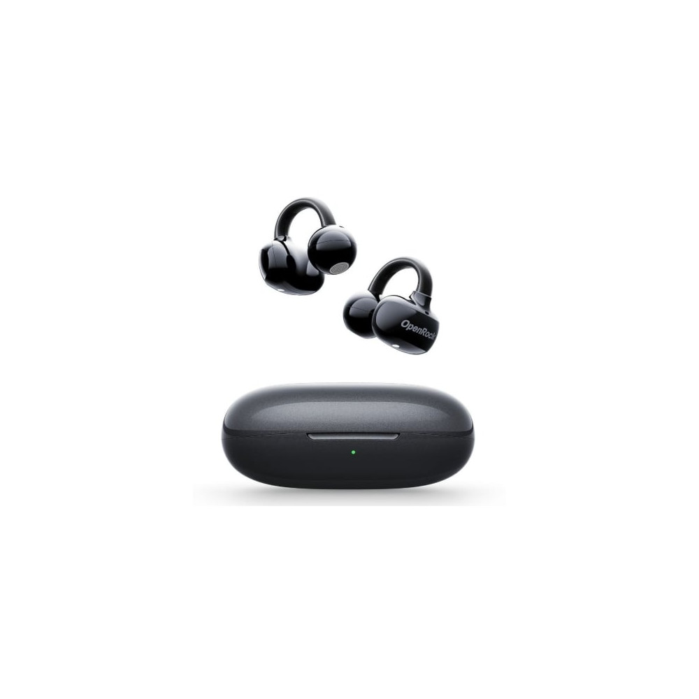 Auriculares Deportivos de Conducción Aérea OpenRock E OPACE01 con estuche de carga/ Autonomía 7h/ Negros | Bluetooth