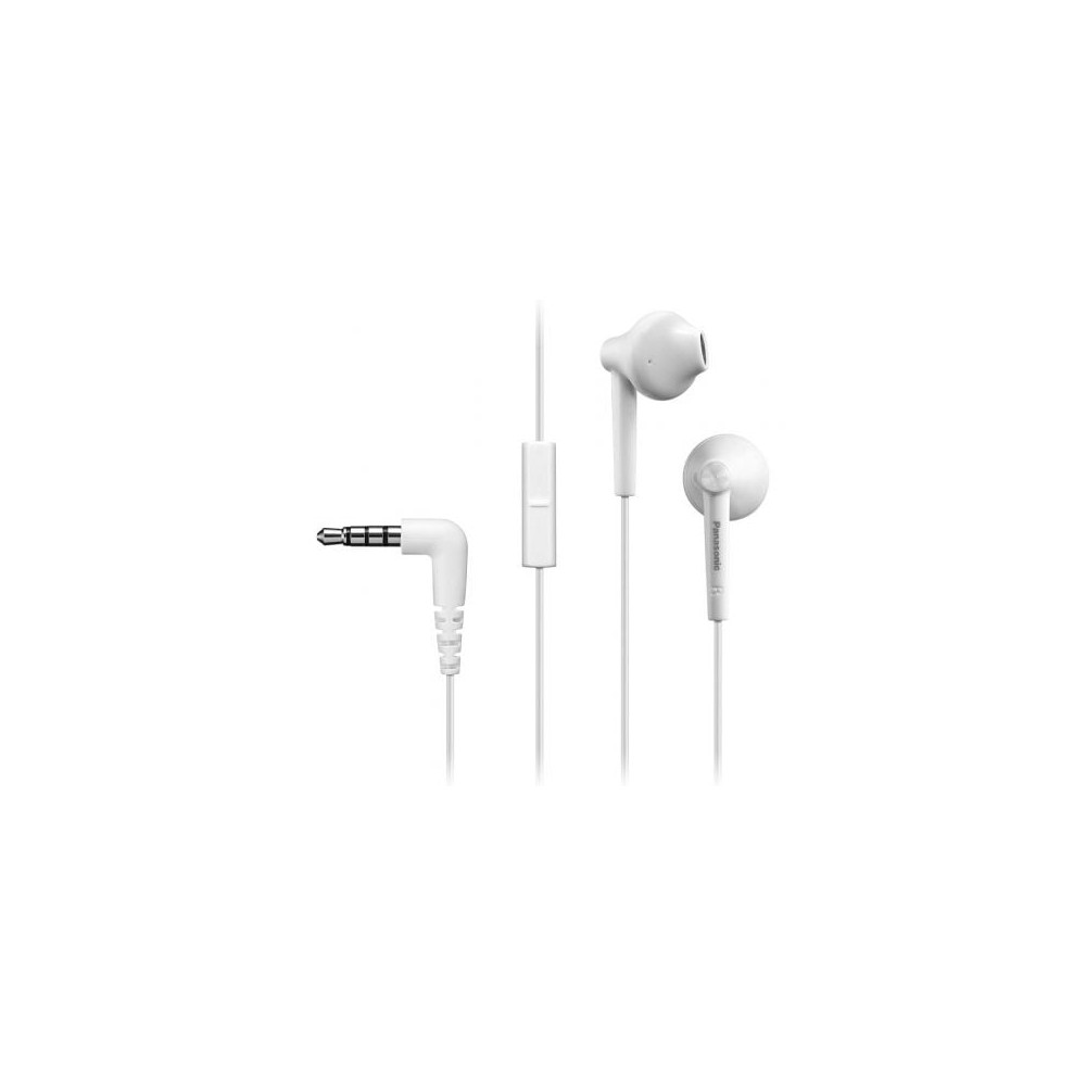 Auriculares Intrauditivos Panasonic RP-TCM55/ con Micrófono/ Jack 3.5/ Blancos | Auriculares