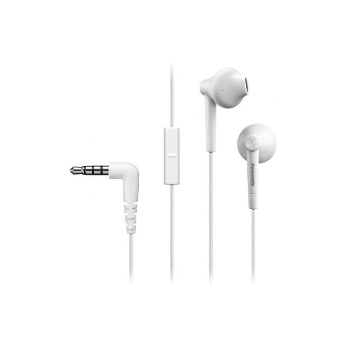 Auriculares Intrauditivos Panasonic RP-TCM55/ con Micrófono/ Jack 3.5/ Blancos | Auriculares