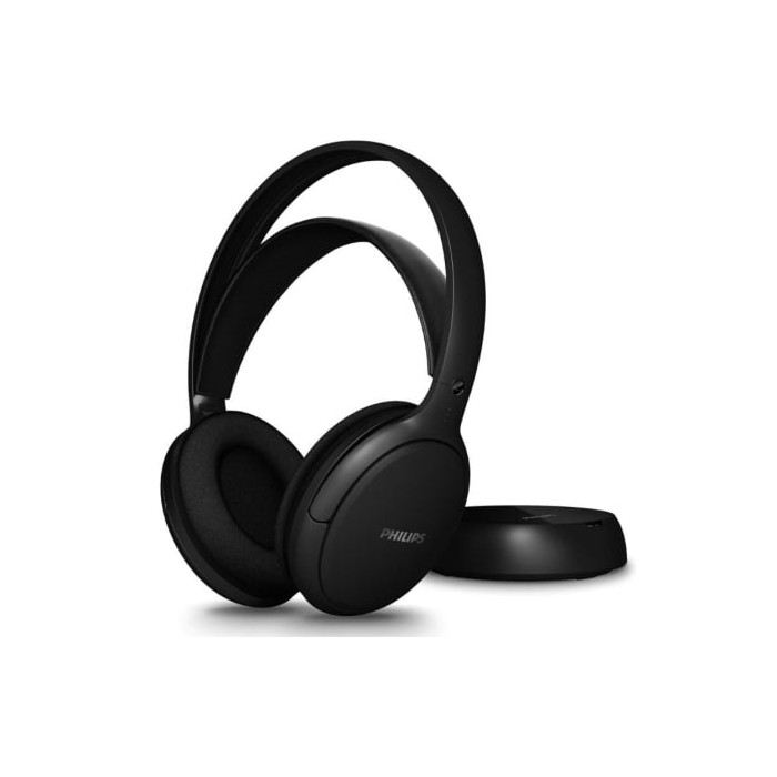 Auriculares Inalámbricos Philips SHC5200M2/ Jack 3.5/ Negros | Auriculares