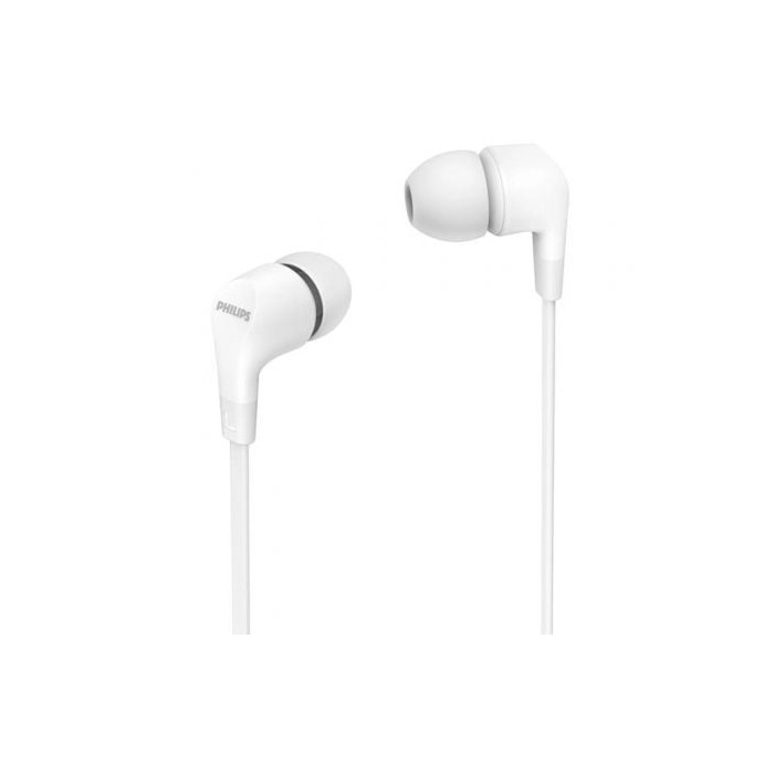 Auriculares Intrauditivos Philips TAE1105WT/ con Micrófono/ Jack 3.5/ Blancos | Auriculares