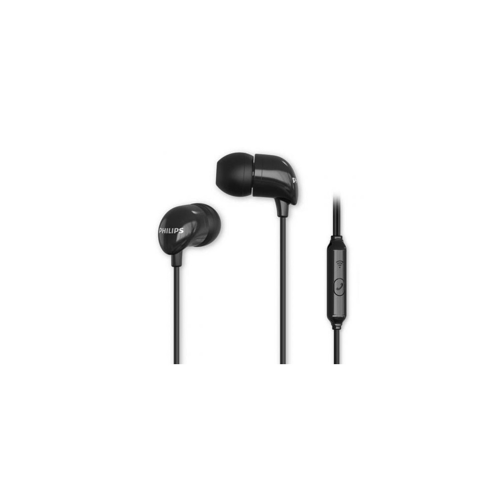 Auriculares Intrauditivos Philips TAE1126BK/ con Micrófono/ Jack 3.5/ Negros | Auriculares
