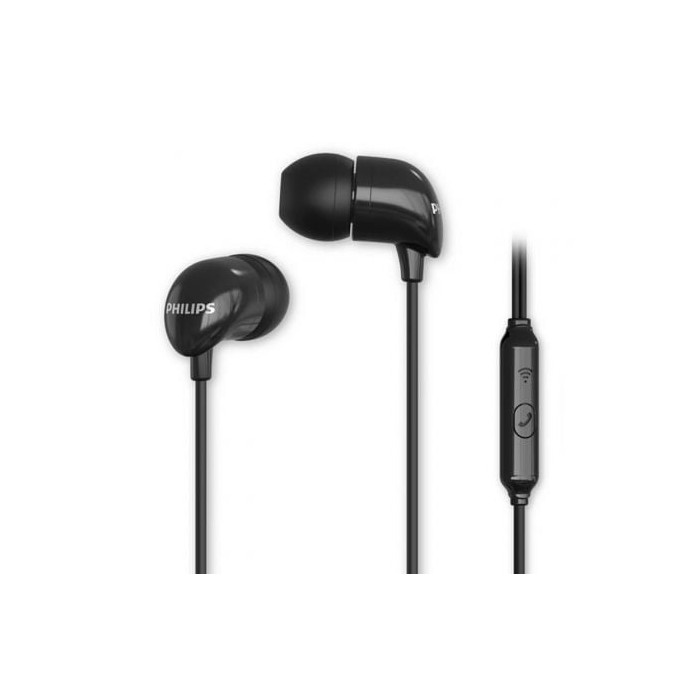 Auriculares Intrauditivos Philips TAE1126BK/ con Micrófono/ Jack 3.5/ Negros | Auriculares