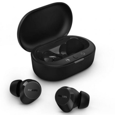 Auriculares Bluetooth Philips TAT1209 con estuche de carga/ Autonomía 6h/ Negros | Bluetooth