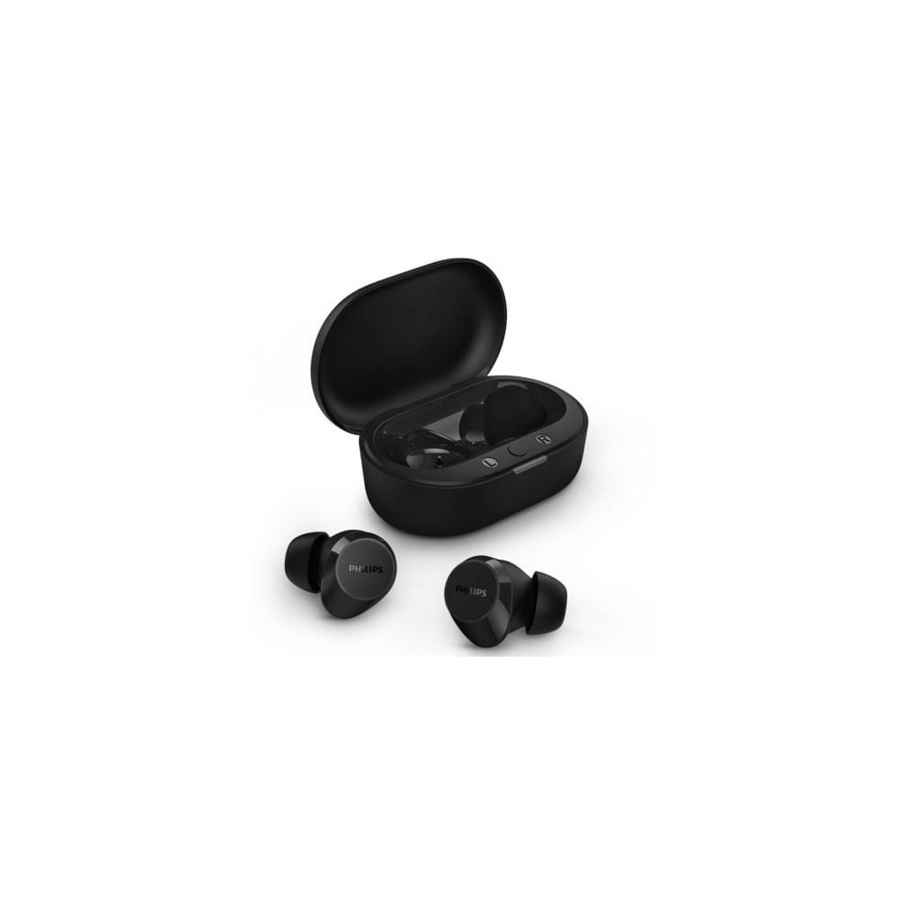 Auriculares Bluetooth Philips TAT1209 con estuche de carga/ Autonomía 6h/ Negros | Bluetooth