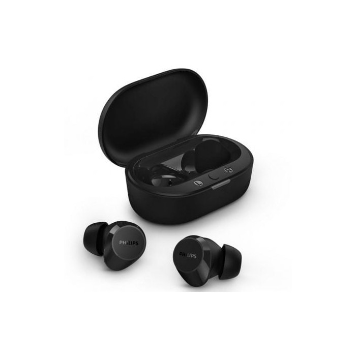 Auriculares Bluetooth Philips TAT1209 con estuche de carga/ Autonomía 6h/ Negros | Bluetooth