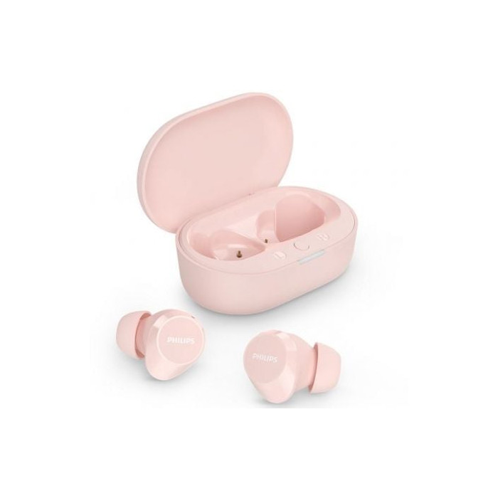 Auriculares Bluetooth Philips TAT1209 con estuche de carga/ Autonomía 6h/ Rosas | Bluetooth