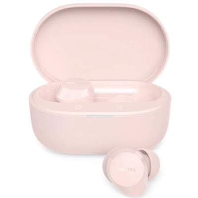 Auriculares Bluetooth Philips TAT1300PK con estuche de carga/ Autonomía 6h/ Rosas | Bluetooth