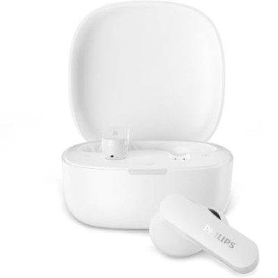 Auriculares Bluetooth Philips TAT2100WT con estuche de carga/ Autonomía 8h/ Blancos | Bluetooth