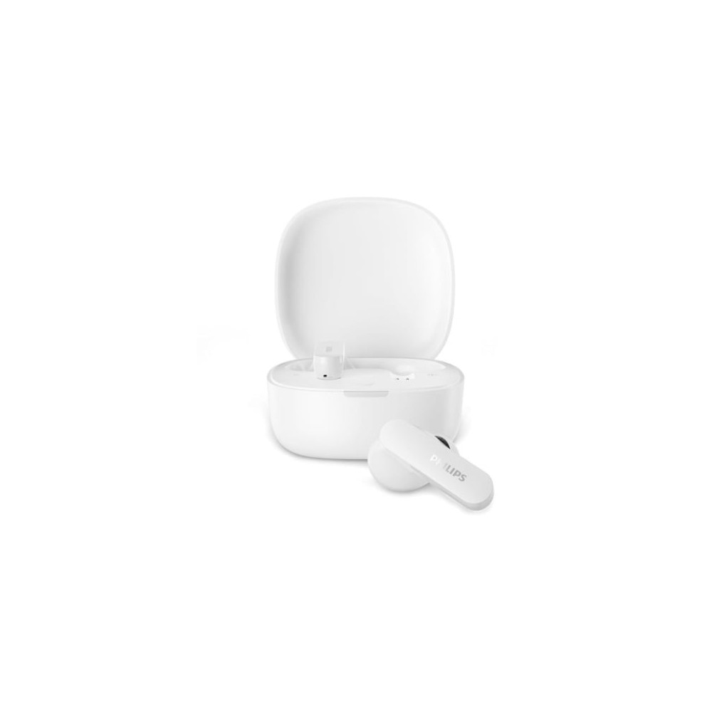 Auriculares Bluetooth Philips TAT2100WT con estuche de carga/ Autonomía 8h/ Blancos | Bluetooth