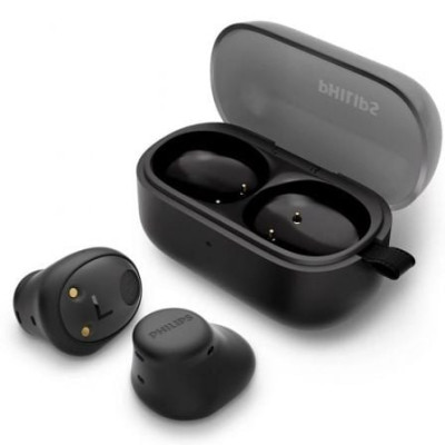 Auriculares Bluetooth Philips TAT2149 con estuche de carga/ Autonomía 6h/ Negros | Bluetooth