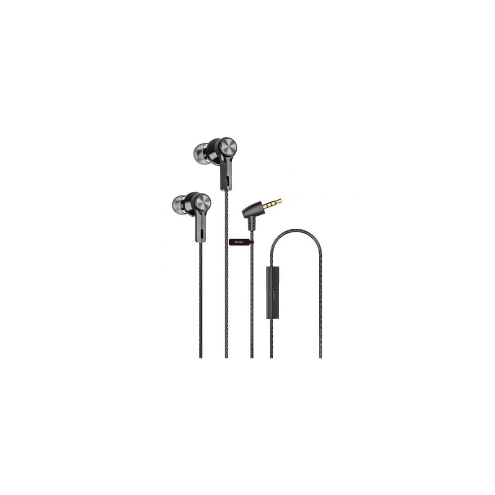 Auriculares Intrauditivos Qubo EB-100/ con Micrófono/ Jack 3.5/ Grises | Auriculares