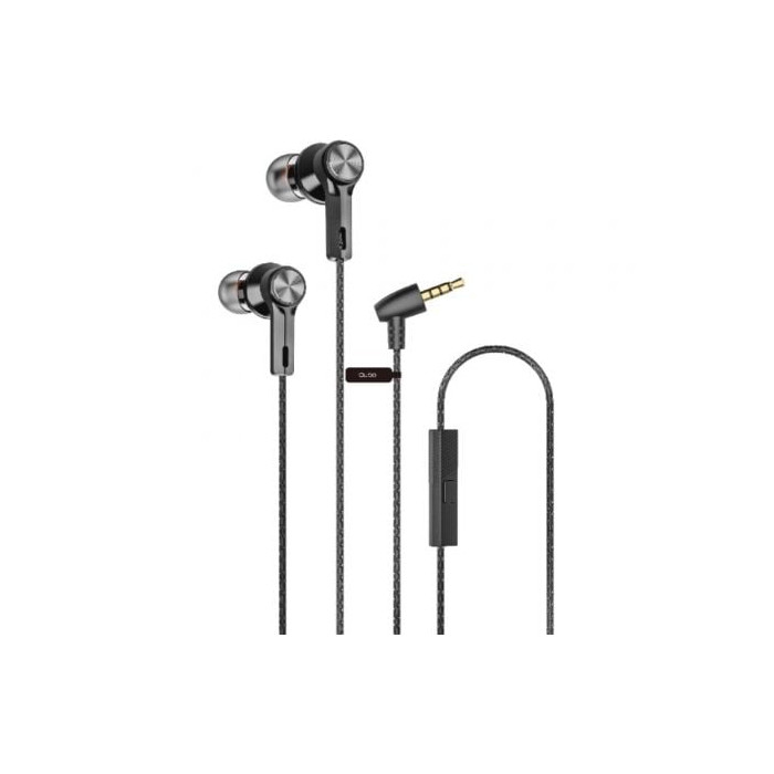 Auriculares Intrauditivos Qubo EB-100/ con Micrófono/ Jack 3.5/ Grises | Auriculares