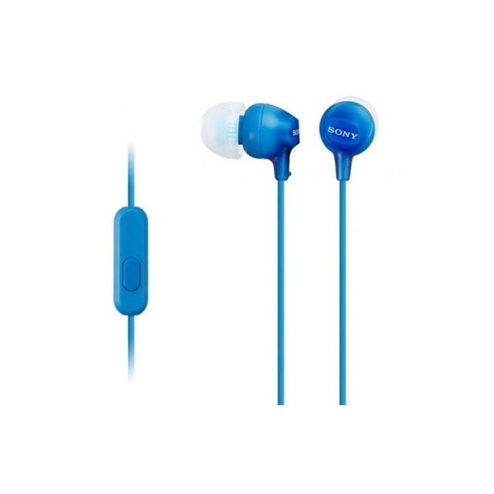 Auriculares Intrauditivos Sony MDR-EX15APLI/ con Micrófono/ Jack 3.5/ Azules | Auriculares