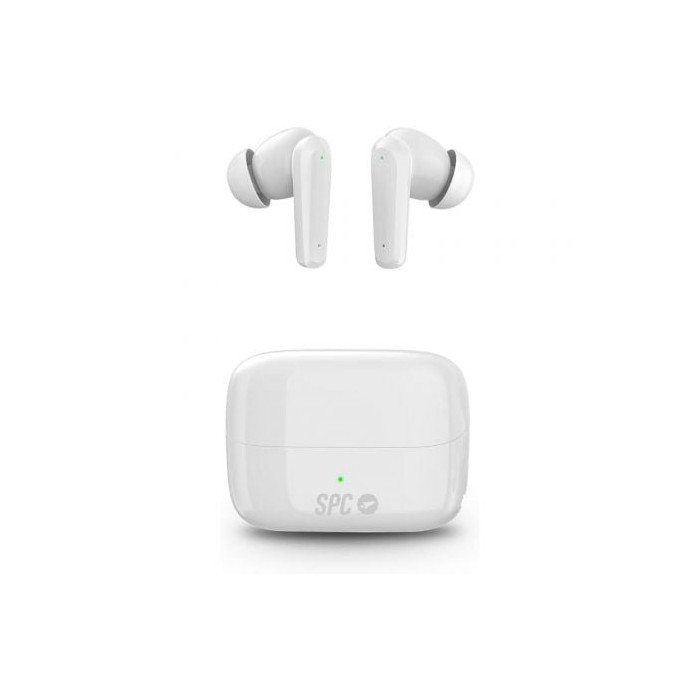 Auriculares Bluetooth SPC Ether 2 Pro con estuche de carga/ Autonomía 6.5h/ Blancos | Bluetooth